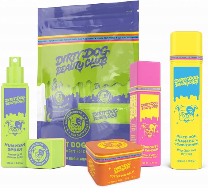 Dirty Dog Beauty Club Disco Dog Shampoo Top Dog Bundle: Best in Show Products from DDBC - Vegan, Non Toxic, Vet Formulated, Made in The USA