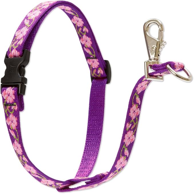 LupinePet Originals 3/4" Rose Garden 16-26" No Pull Harness for Small-Medium Dogs