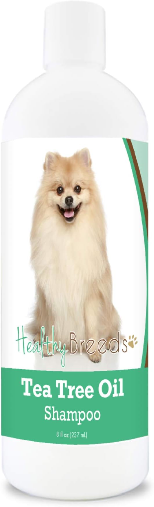 Healthy Breeds Pomeranian Tea Tree Oil Shampoo – Formulated for Dry, Irritated Skin – Reduce Dandruff – Wintergreen Scent – 8 oz