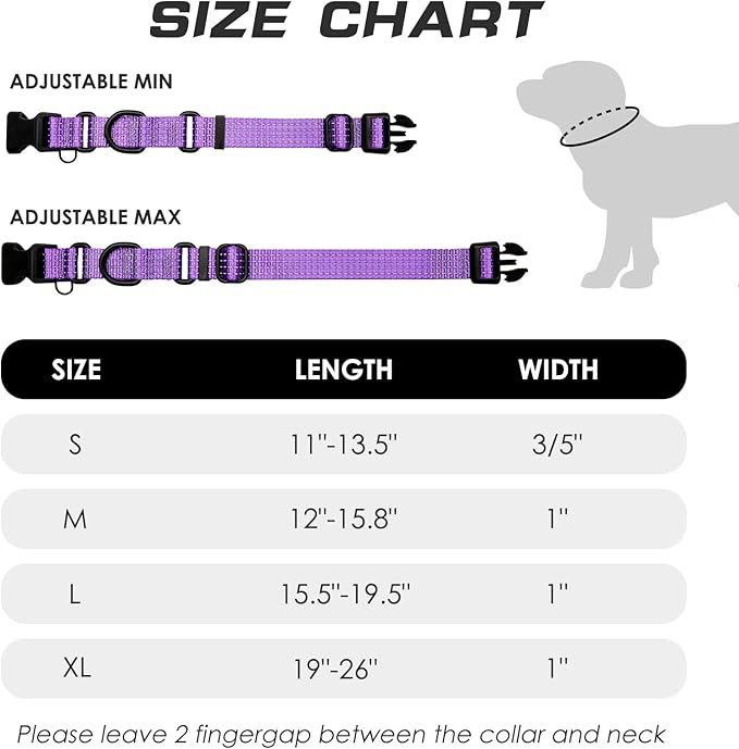 Martingale Collar for Training Dogs. Adjustable Reflective Dog Collars with Buckle- NO Pull-Prevents Slipping Out, for Medium Large XL Dogs. Helps with Strong pullers(M, red)