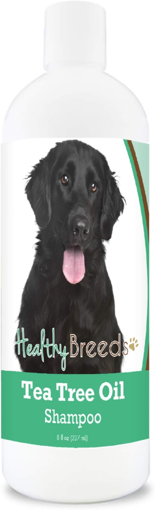 Healthy Breeds Flat Coated Retriever Tea Tree Oil Shampoo – Formulated for Dry, Irritated Skin – Reduce Dandruff – Wintergreen Scent – 8 oz