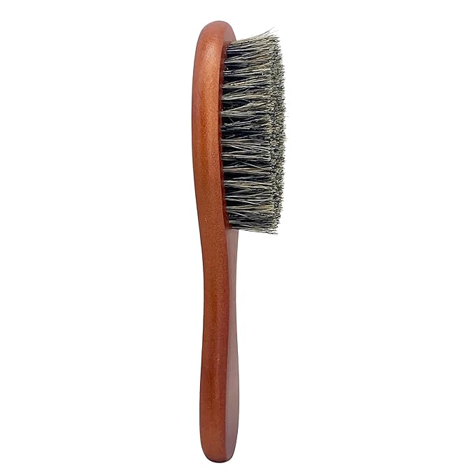 Bristle Cat Hair Brush for Shedding, Soft Cat Brush Wooden Handle, Short & Long Haired Cat Dog Brush Pet Grooming