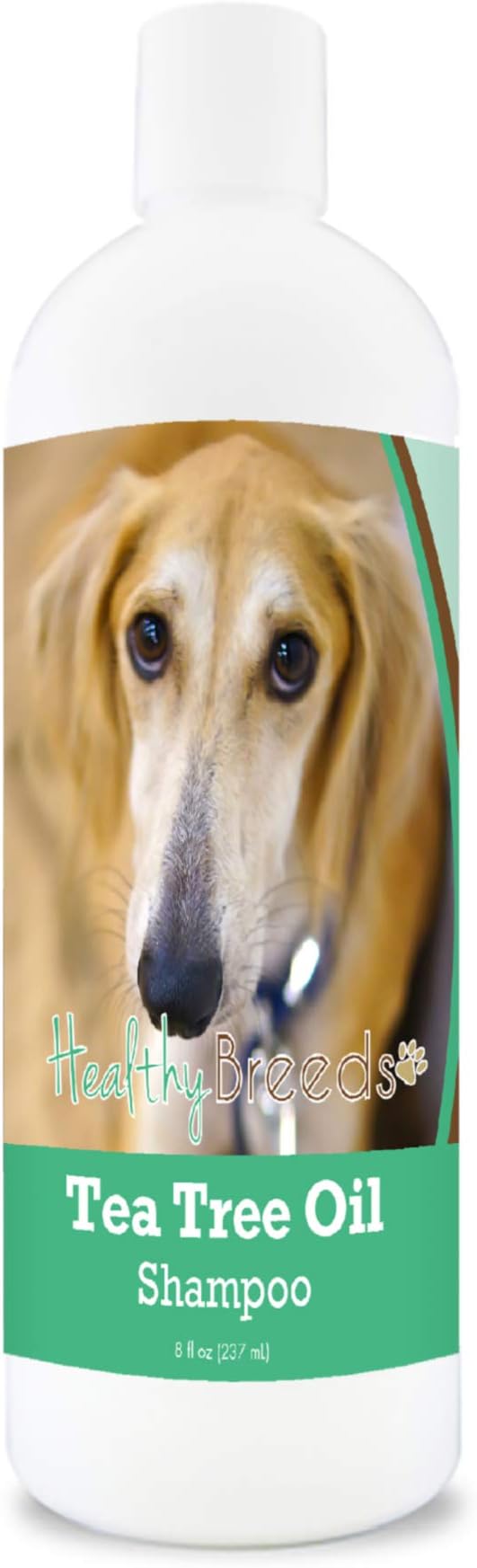 Healthy Breeds Sloughi Tea Tree Oil Shampoo – Formulated for Dry, Irritated Skin – Reduce Dandruff – Wintergreen Scent – 8 oz