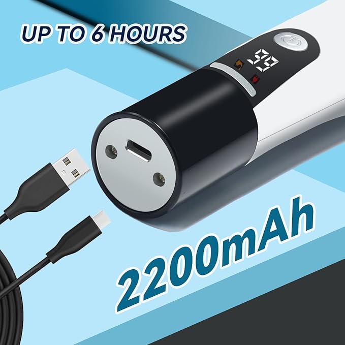 Dog Clippers Adopting Sheep Shears Standards,33 Tooth Blade Dog Shaver, 2200mAh Rechargeable Hair Clipper for Dog,Professional Pet Hair Clipper for Dogs Cats Animals (Gold)