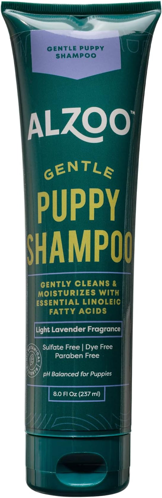 Gentle Puppy Shampoo, Specially Formulated for Puppies Delicate Skin, 100% Plant-Based Active Ingredients, Light Lavender Fragrance, Made in USA, 8 Fl. Oz.