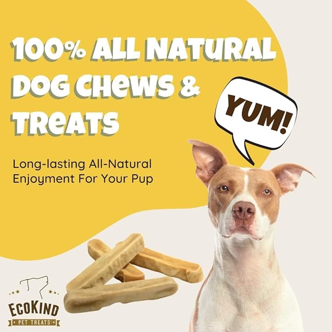 EcoKind Premium Gold Monster Yak Cheese Himalayan Dog Chew, Dog Treats Large Breed, All Natural, High Protein, for Aggressive Chewers, XL - 1 Chew