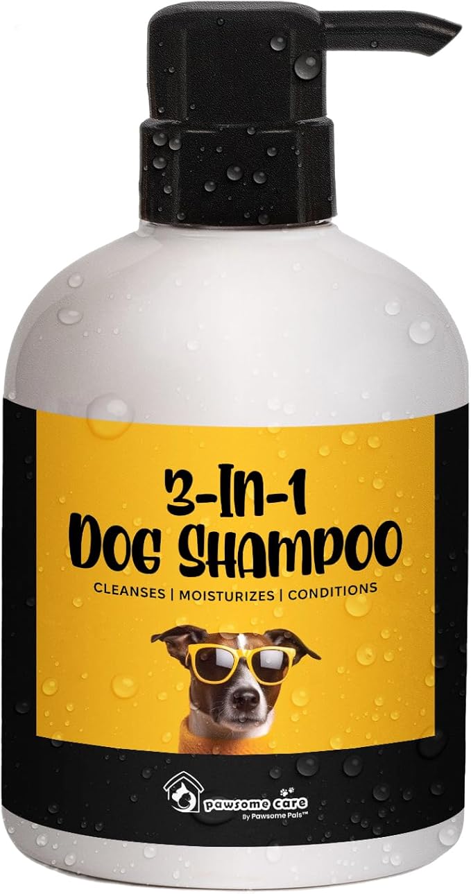 Natural Pet Wash, Dog Grooming Shampoo with Aloe Vera, Itchy Skin, Allergy Relief, Pet Supplies with No Parabens & Sulfates, Long-Lasting Scent, Reduces Odors, for All Breeds & Puppies, 16.9 Fl Oz