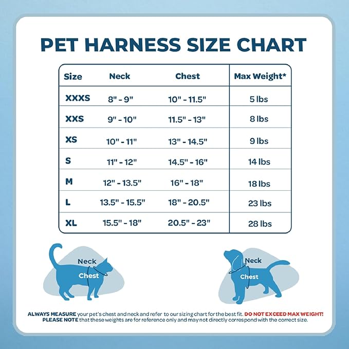 Voyager Step-In Air Dog Harness - All Weather Mesh, Reflective, No Pull Harness for Small, Medium Dogs, Cats - Secure with Hook & Loop Fastener, Buckle, Double D-Rings - Blue/Black Trim, XL