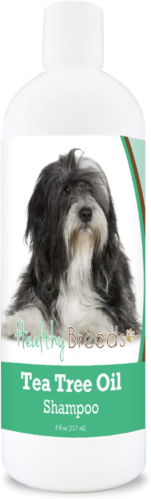 Healthy Breeds Lhasa Apso Tea Tree Oil Shampoo – Formulated for Dry, Irritated Skin – Reduce Dandruff – Wintergreen Scent – 8 oz