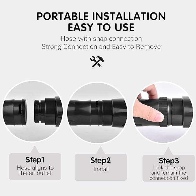 Dog Dryer, High Velocity Dog Hair Dryer, Dog Blow Dryer - Groomer Partner Pet Blower Grooming Force Dryer with Heater, Stepless Adjustable Speed, 4 Different Nozzles, Comb & Pet Grooming Glove (Black)