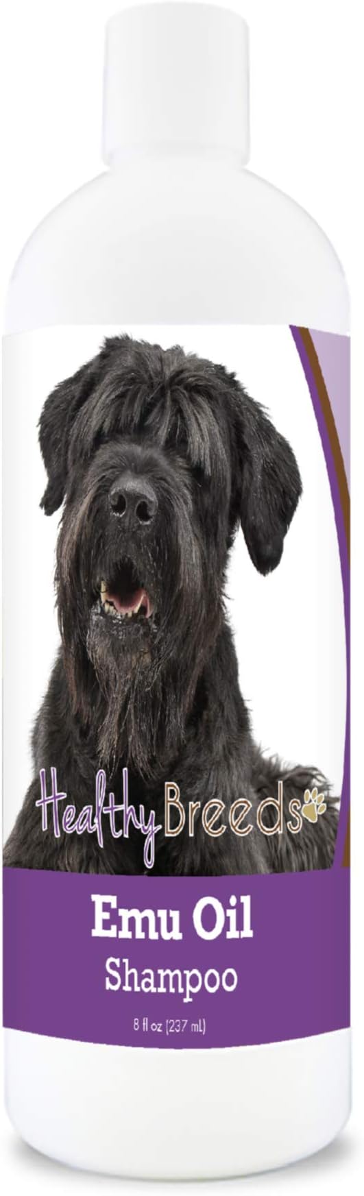 Healthy Breeds Black Russian Terrier Emu Oil Shampoo - Gentle Cleanser That Provides Soothing Relief of Inflammation While Restoring Moisture Balance - Fruity Scent - 8 oz