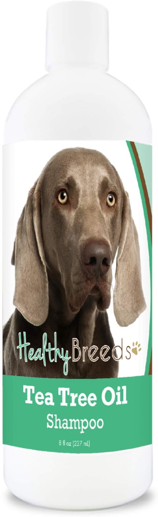 Healthy Breeds Weimaraner Tea Tree Oil Shampoo – Formulated for Dry, Irritated Skin – Reduce Dandruff – Wintergreen Scent – 8 oz
