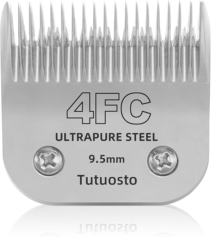 4FC Clipper Blades Pet Grooming Clipper Replacement Blades Detachable Blade Compatible with andis/wahl/Oster Dog Clippers