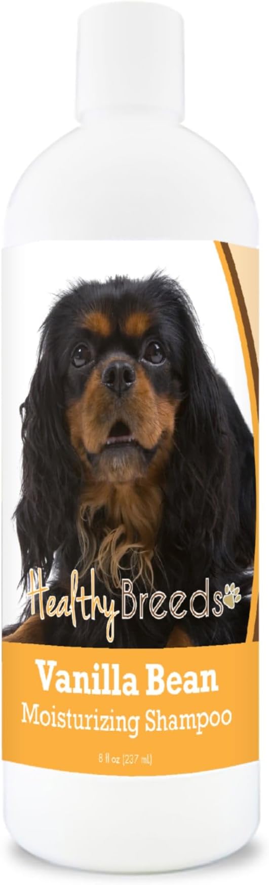 Healthy Breeds English Toy Spaniel Vanilla Bean Moisturizing Shampoo + Conditioner - with Vitamins A, D, E + Coconut Oil - 8 oz