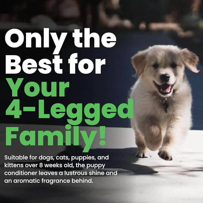 Best Shot Scentament Spa Puppy Conditioner, Ideal Skin Care Product, Pet Supplies, Hypoallergenic Puppy and Dog Conditioner, Wild Orchid and Vanilla Fragrance, 16 Oz