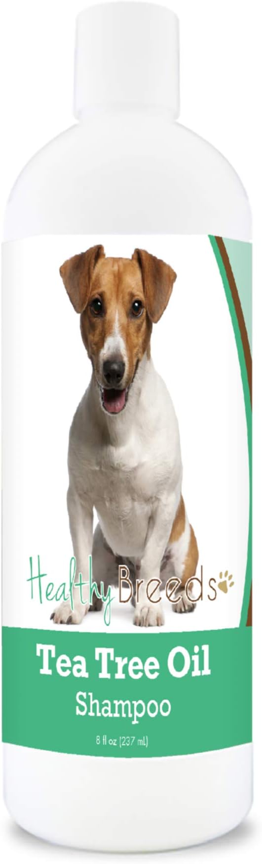Healthy Breeds Jack Russell Terrier Tea Tree Oil Shampoo – Formulated for Dry, Irritated Skin – Reduce Dandruff – Wintergreen Scent – 8 oz