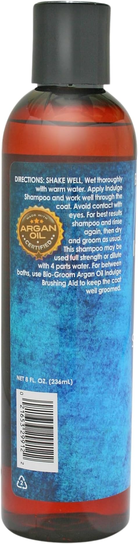 Bio-Groom Indulge Argan Oil Dog Shampoo - Deshedding Dog Bathing Supplies, Puppy Wash, Cat & Dog Grooming Supplies for Sensitive Skin, Cruelty-Free, Made in USA, Dog Products - 8 fl oz 1-Pack