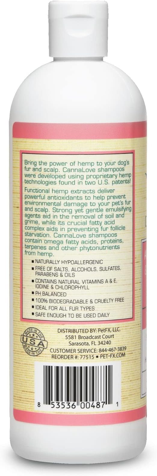 CannaLove Anti-Shedding/Detangling Shampoo