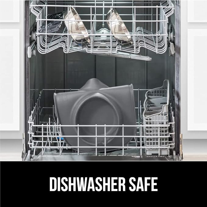 GORILLA GRIP Patent Pending 100% Waterproof BPA Free 3 Cup Cat and Dog Bowls Silicone Feeding Mat Set, Stainless Steel Bowl Slip Resistant Raised Edges, Catch Water, Food, Pet Accessories, Gray