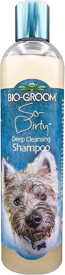 Bio-Groom So-Dirty Dog Shampoo – Quick Rinse Pet Shampoo, Dog Bathing Supplies, Puppy Wash, Dog Grooming Supplies, Cruelty-Free, Made in USA, Shampoo for Smelly Dogs – 12 fl oz 1-Pack