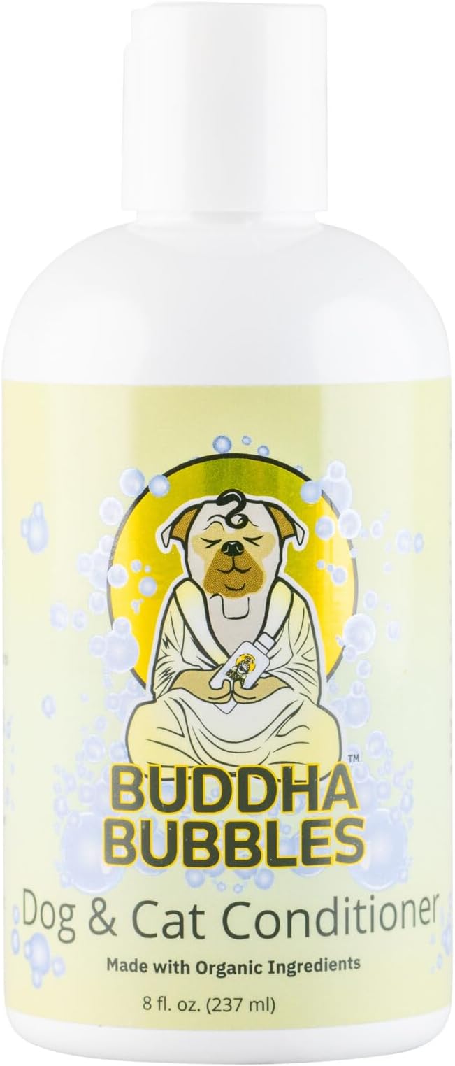 Bubbles Organic Natural 16oz Shampoo & 8oz Conditioner Combo Grab & Go Set for Dogs | Gentle, Aids in Itch Relief and Fights Dandruff - Smells Great