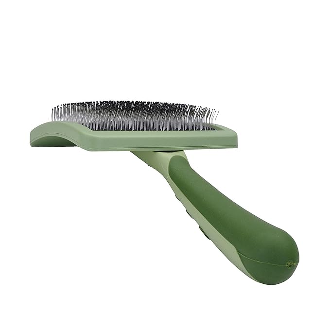 Coastal Pet Safari Curved Firm Slicker Brush - For Dog Grooming and Detangling All Hair Types - 6.5" x 3.06"