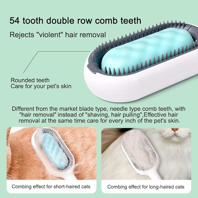 Cleaning Pet Brush or Comb, Hair Brush Remover, Floating Hair Pet Comb, Pet Hair Removal Brush, Pet Cleaning Grooming Tools