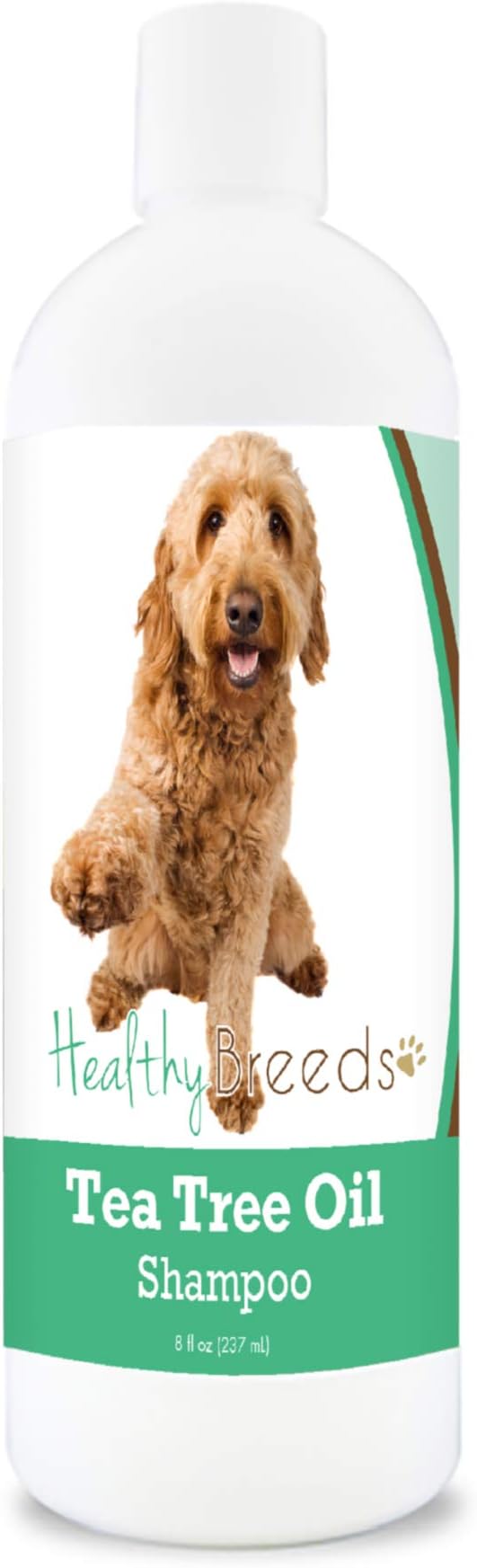 Healthy Breeds Goldendoodle Tea Tree Oil Shampoo – Formulated for Dry, Irritated Skin – Reduce Dandruff – Wintergreen Scent – 8 oz