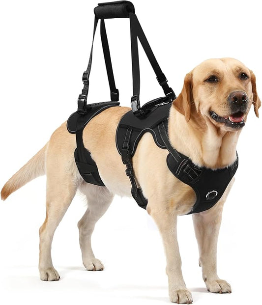 NOYAL Large Dog Lift Harness Rehabilitation Sling Lift Front-Only, Rear-Only or Full-Body for Old, Pet Support Disabled, Joint Injuries, Arthritis, Loss of Stability Dogs