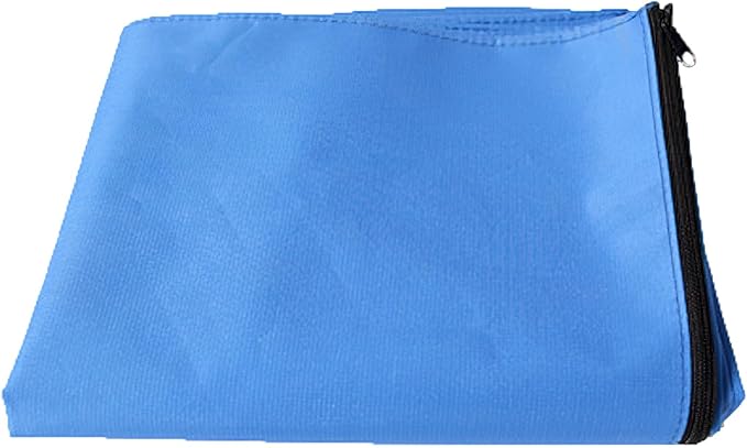 Dog Crate Cover Waterpoof Blue Pet Kennel Covers for Puppy Cat Indoor Outdoor Fit for 1 Door Wire Crate, 27.56x19.69x23.62 Inch