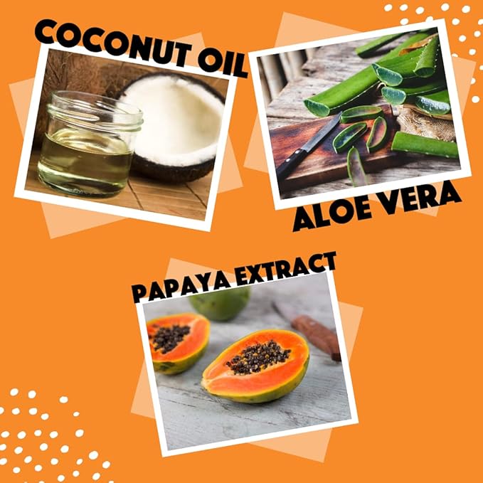 Natural Dog Shampoo, Moisturizing Coconut Papaya, 17oz