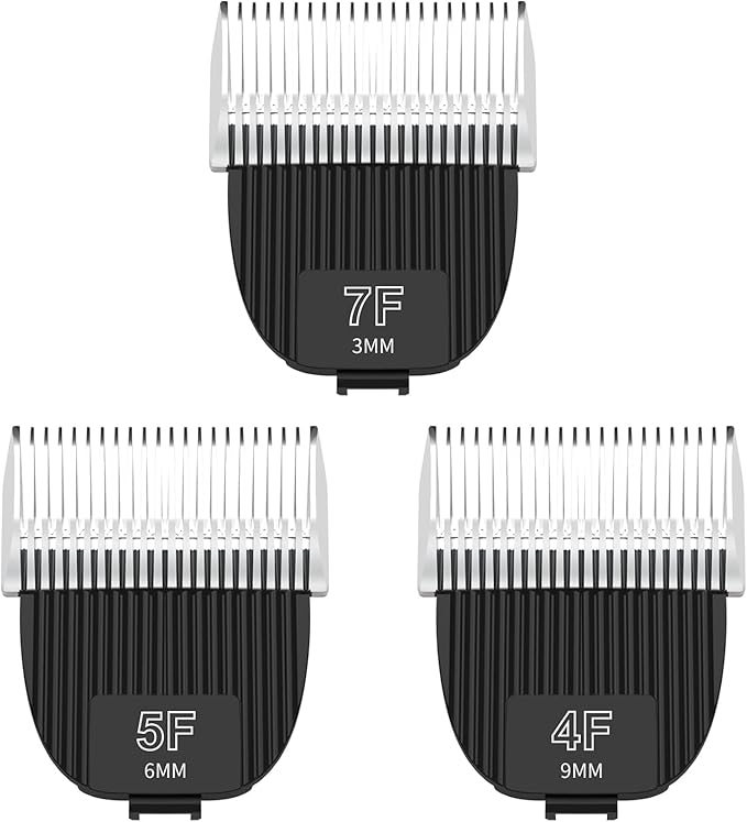 4F+5F+7F Flash Clipper Professional Detachable Replacement Blades，Compatible with Kenchii Flash Clipper Blade,3 Pack