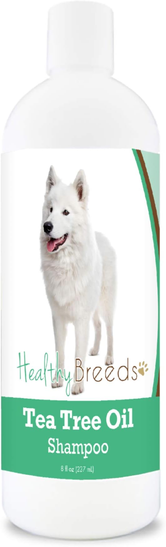 Healthy Breeds Samoyed Tea Tree Oil Shampoo – Formulated for Dry, Irritated Skin – Reduce Dandruff – Wintergreen Scent – 8 oz