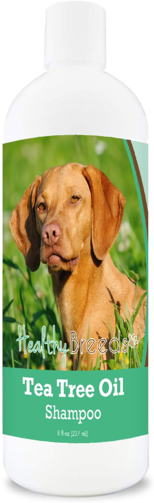 Healthy Breeds Vizsla Tea Tree Oil Shampoo – Formulated for Dry, Irritated Skin – Reduce Dandruff – Wintergreen Scent – 8 oz