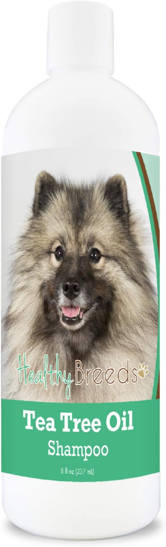 Healthy Breeds Keeshonden Tea Tree Oil Shampoo – Formulated for Dry, Irritated Skin – Reduce Dandruff – Wintergreen Scent – 8 oz