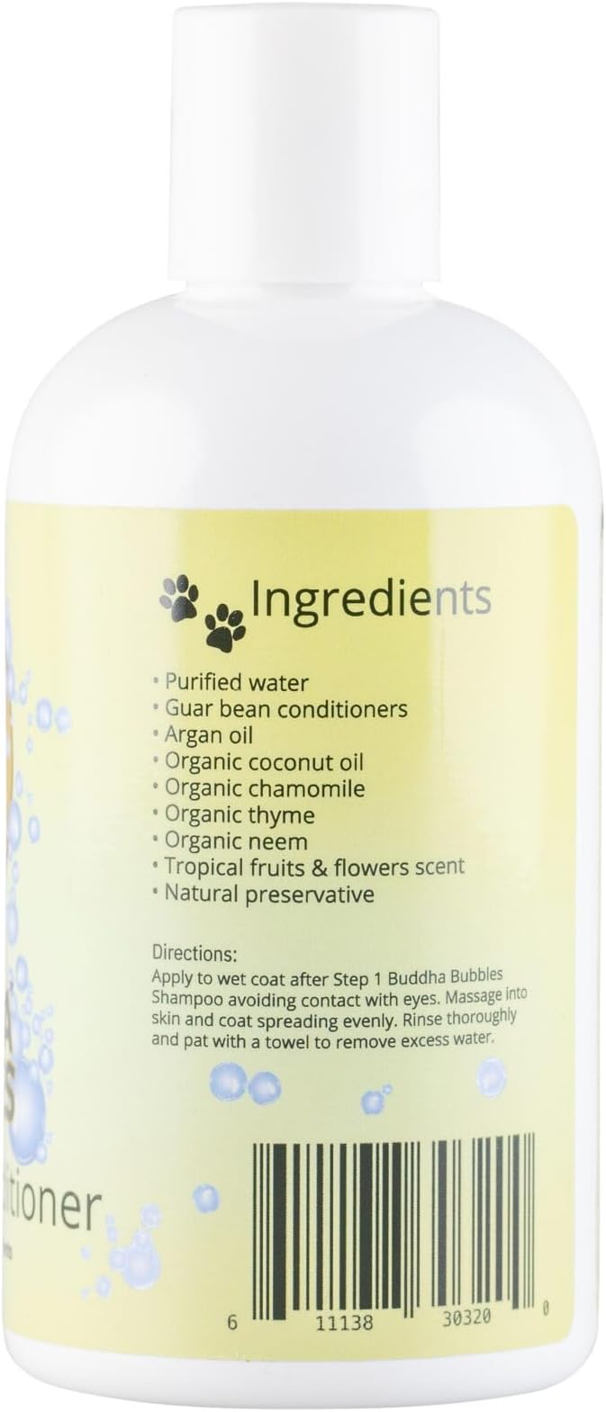 Bubbles Organic Natural 16oz Shampoo & 8oz Conditioner Combo Grab & Go Set for Dogs | Gentle, Aids in Itch Relief and Fights Dandruff - Smells Great