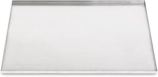 You & Me Replacement Dog Crate Pan Chew Proof and Crack Proof Pet Kennel Tray Pan Metal Pan for Dog Cage Training Crate Pan Pet Supplies (Galvanized, 30 x 18.9 x 1)