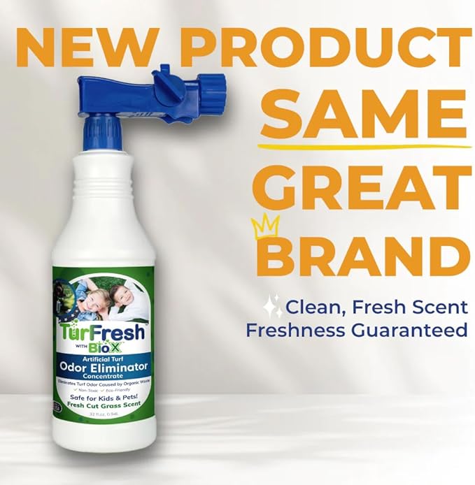 BioX+ Artificial Turf Pet Odor Eliminator 32 oz Bottle (Fresh Cut Grass)