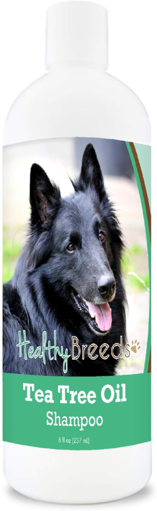 Healthy Breeds Belgian Sheepdog Tea Tree Oil Shampoo – Formulated for Dry, Irritated Skin – Reduce Dandruff – Wintergreen Scent – 8 oz