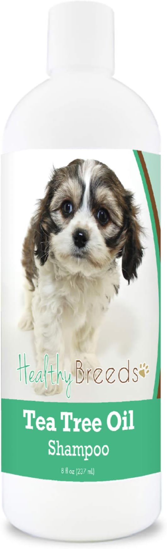 Healthy Breeds Cavachon Tea Tree Oil Shampoo – Formulated for Dry, Irritated Skin – Reduce Dandruff – Wintergreen Scent – 8 oz