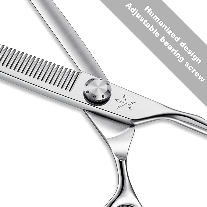 High-end Professional Dog Grooming Thinning Scissors Teeth Cutting Blending Shears Pet Texturizing Shears 7.5 Inch Extremely Very Sharp Stainless Steel Alloy For Cat Horse And Other Animals