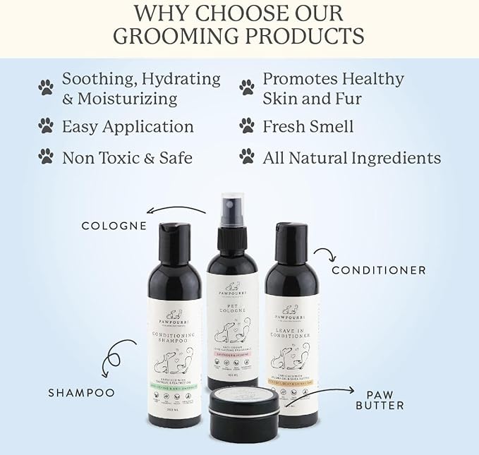 Conditioning Shampoo for Dogs, Puppy, and Cats - 6.7 fl oz (with Tea Tree Oil & Oatmeal)