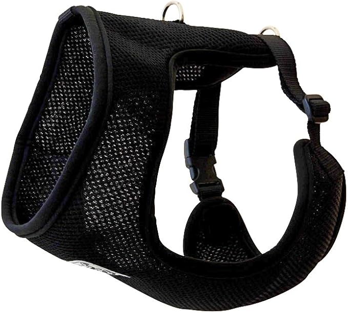 RC Pet Products Cirque Soft Walking Dog Harness: XXSmall Black