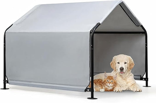Dog Shade Shelter Pet Outdoor Tent Large Dog House Sun Rain Animal Shelter Livestock for Outside Dog Shade Canopy