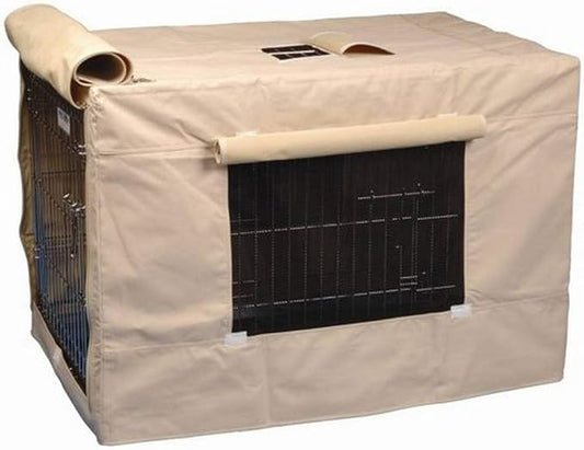 PRECISION PET PRODUCTS Indoor Outdoor Crate Cover for Size 6000 Crates Tan