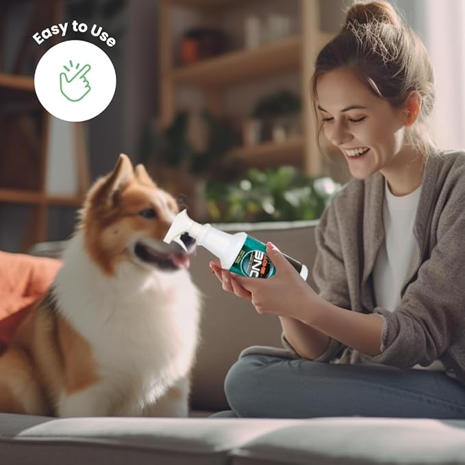 Best Shot ONE SHOT Deodorizing Spray, Versatile Pet Odor Eliminator Spray, Alcohol-free and Fabric-safe, Deodorizing Spray for Horses, Dogs, and Cats, Herbal Mint Fragrance, 32 Oz.