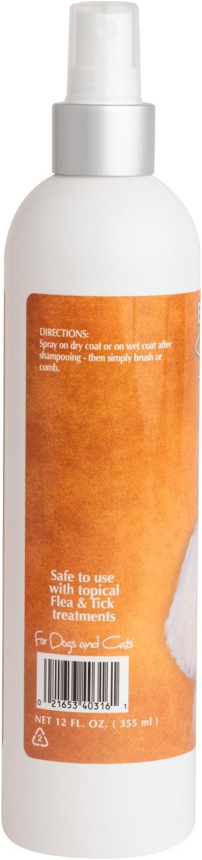 Bio-Groom Spray-Set Dog Conditioner Spray – Extra Hold Texturizing Spray, Vitamin E, Non-Sticky, Dog Polish, Cat & Dog Grooming Supplies, Cruelty-Free, Made in USA, Dog Products – 12 fl oz 1-Pack