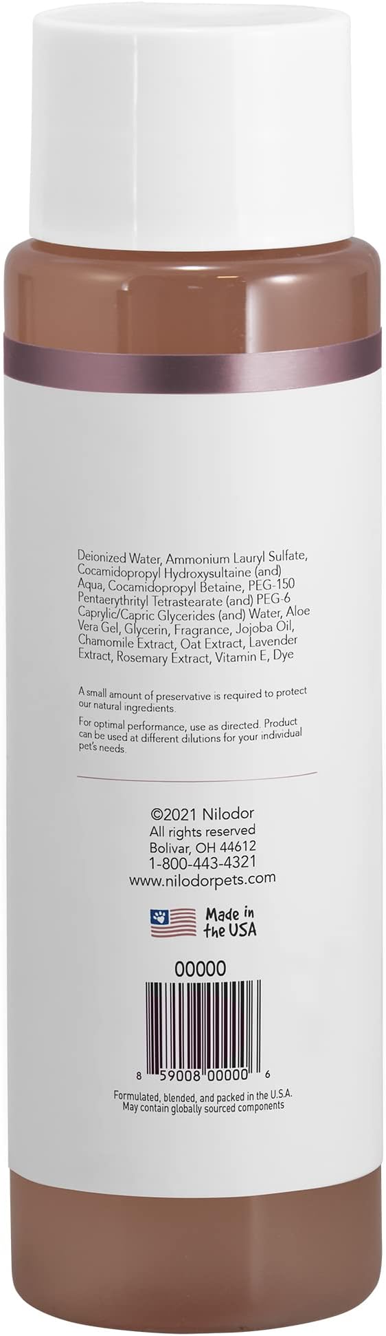 Bobbi Panter Gorgeous Dog Shampoo for Natural Brightening & Whitening, Naturally Derived Ingredients, Tear-Free, Salt-Free, Paraben-Free, pH-Balanced, Peach Scent, 20:1 Concentrated Formula, 13 oz.