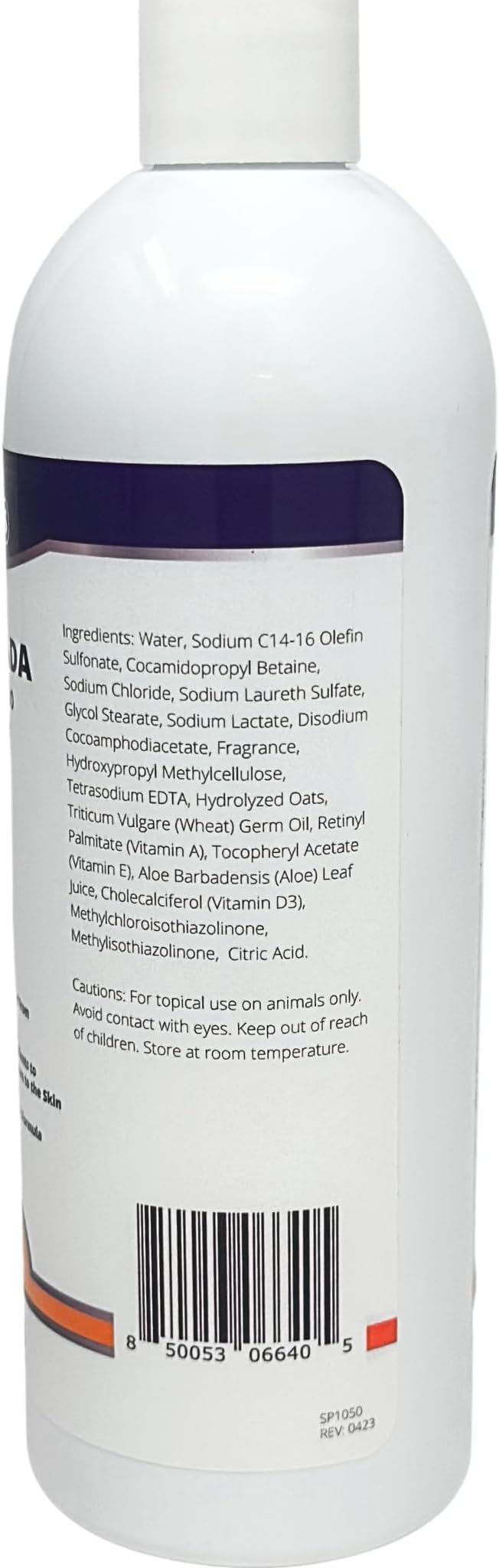 Fresh-Piña Colada Aloe and Oatmeal Shampoo for Dogs and Cats 16oz