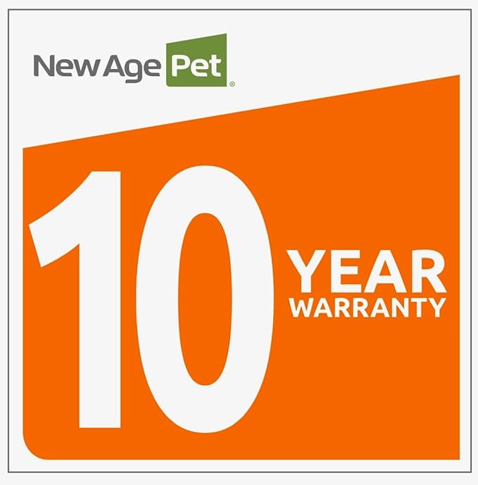 New Age Pet ECOFLEX Dog Crate End Table - Furniture-Style Pet Crate for Crate Trained Dogs - Stainless Steel Tubing & a Latched Closure - 10 Year Manufacturer's Warranty, Large, Black